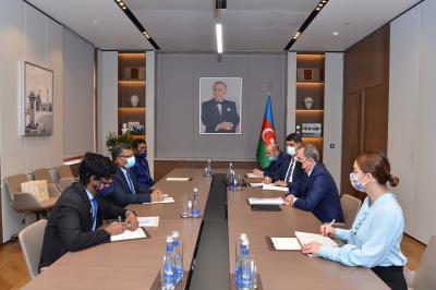 Ceyhun Bayramov Banqladeşin yeni səfiri ilə görüşüb