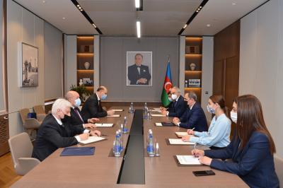 Ceyhun Bayramov Putinin xüsusi nümayəndəsi ilə görüşüb