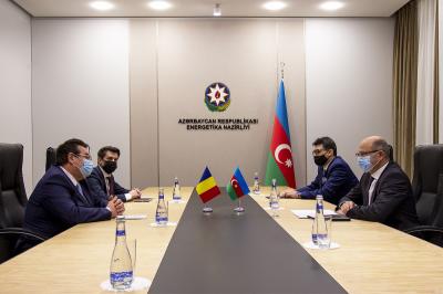 Energetika naziri Rumıniyanın ölkəmizdəki yeni səfirini qəbul edib