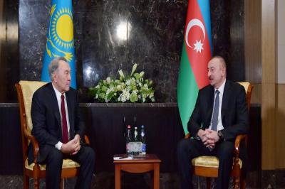 Prezident İlham Əliyev Nursultan Nazarbayevə telefonla zəng edib