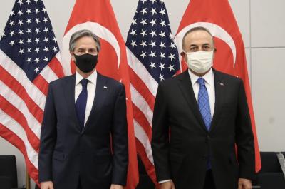 Çavuşoğlu və Blinken Azərbaycan və Ermənistanı müzakirə ediblər
