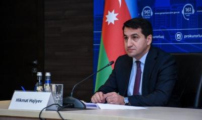 Hikmət Hacıyev Ermənistan mediasında yayılan məlumatlara münasibət bildirib