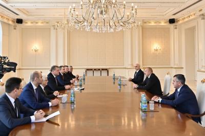 Prezident Həştərxan vilayətinin qubernatorunu qəbul edib