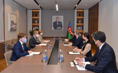 Azərbaycan XİN başçısı Almaniya səfiri ilə görüşüb