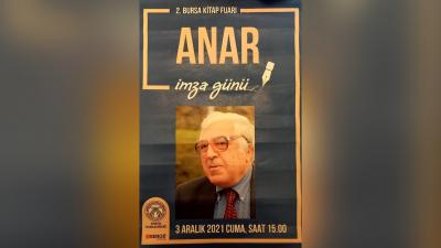 BURSADA KİTAB SƏRGİSİ - Xalq yazıçısı Anar yazır