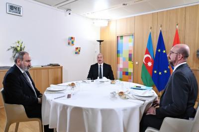 Şarl Mişel üçtərəfli görüşün yekunu ilə bağlı bəyanat yayıb
