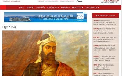 Nizami Gəncəvinin zəngin ədəbi irsi Perunun rəsmi mətbuatında