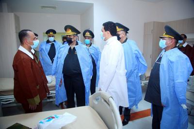 Zakir Həsənov Ali Baş Komandan İlham Əliyevin təbriklərini hərbçilərə çatdırıb - Foto