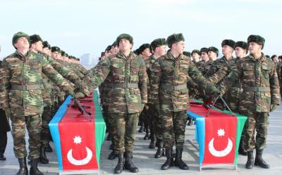 Azərbaycanda hərbi xidmətə növbəti çağırış başlayıb