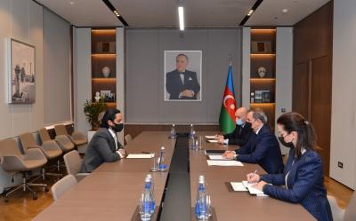 Ceyhun Bayramov Səudiyyə Ərəbistanının səfiri ilə görüşüb