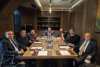 Azərbaycan yəhudi icmasının liderləri Amerika Yəhudi Komitəsinin rəhbərliyi ilə görüşüb -  Foto
