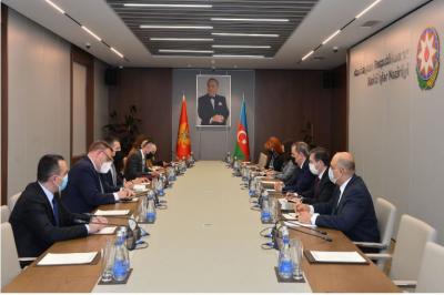 Ceyhun Bayramov Monteneqro parlamentinin sədri ilə görüşüb - Foto