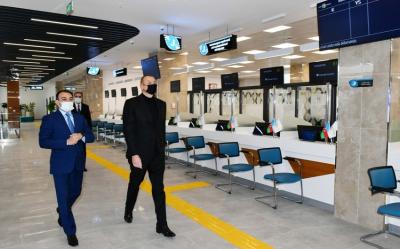 Prezident 2 saylı Gəncə regional “ASAN xidmət” mərkəzinin açılışında iştirak edib