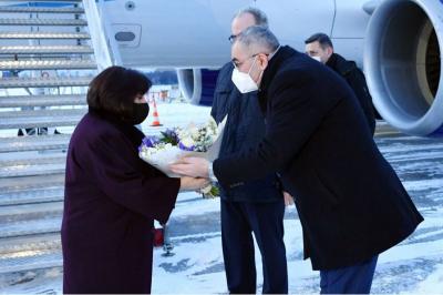 Sahibə Qafarovanın Baltikyanı ölkələrə rəsmi səfəri başlayıb