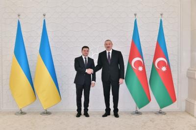 Prezident ukraynalı həmkarına təbrik məktubu ünvanlayıb
