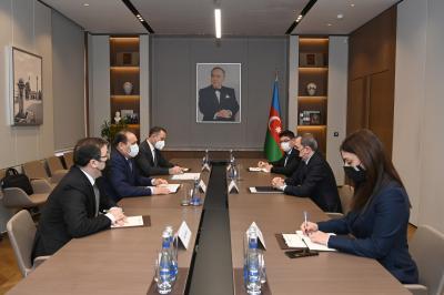 Ceyhun Bayramov Türk Dövlətləri Təşkilatının Baş katibi ilə görüşüb