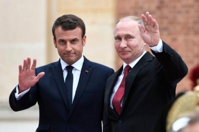 Moskvada Putin və Makron arasında görüş keçirilir