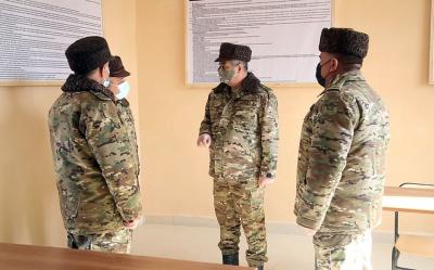 Zakir Həsənov Ümumqoşun Təlim Mərkəzində olub - Foto/Video