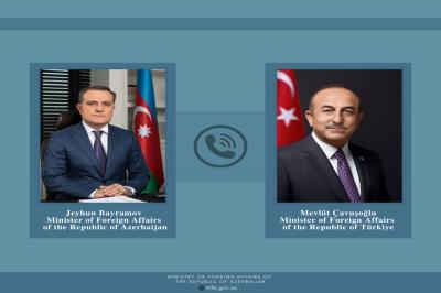 Ceyhun Bayramov və Çavuşoğlunun telefon danışığı olub