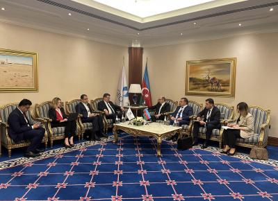 Energetika naziri Pərviz Şahbazov Qətərdə bir sıra görüşlər keçirib