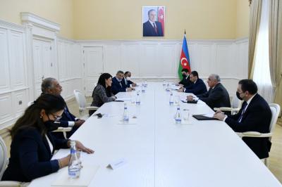 Əli Əsədov Misirin beynəlxalq əməkdaşlıq naziri ilə görüşüb