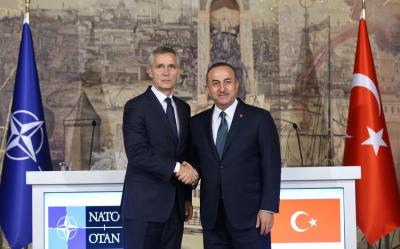 Mövlud Çavuşoğlu NATO-nun Baş katibi ilə görüşüb