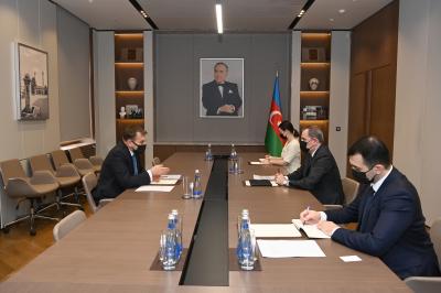 Ceyhun Bayramov Sloveniyanın qeyri-rezident səfirini qəbul edib