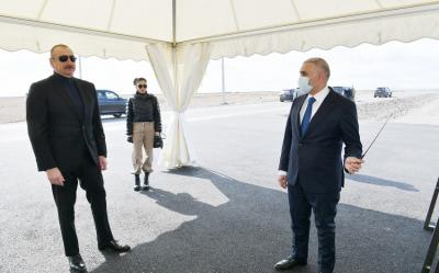 Suqovuşana çəkilmiş müasir izolyasiyalı və mühafizəli kabel xəttinin təqdimatı olub