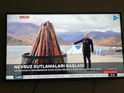 Türkiyə mediası İlham Əliyevin Qarabağa növbəti səfərini geniş işıqlandırıb
