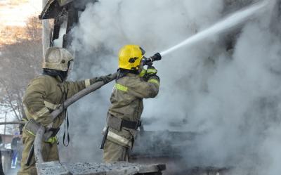 Bakıda evin zirzəmisində yanğın olub, ölən var