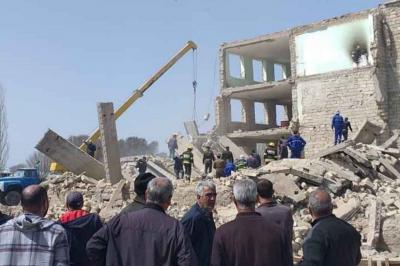 Nazirlik Naxçıvanda məktəb binasının çökməsi ilə bağlı məlumat yayıb
