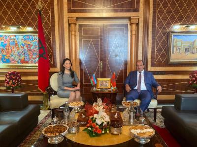 Səbinə Əliyeva Mərakeş Krallığı Parlamentində görüşlər keçirib