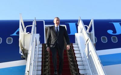 Prezident İlham Əliyev Brüsselə işgüzar səfərə gedib