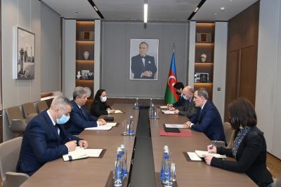 Ceyhun Bayramov Misirin Azərbaycanlı yeni səfirini qəbul edib