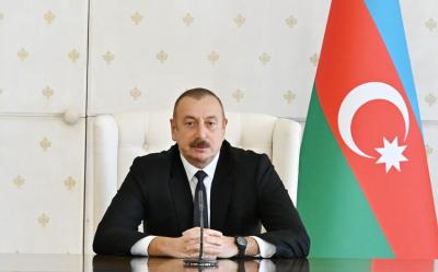 Prezident Yevlaxda avtomobil yolunun tikintisinə 2,1 milyon manat ayırıb