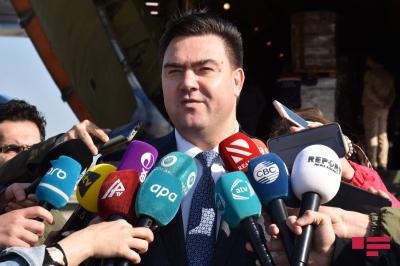 Moldovalı diplomat humanitar yardıma görə Azərbaycana təşəkkür edib