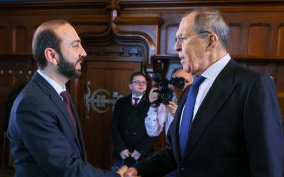 Rusiya və Ermənistan XİN başçıları Bakı ilə İrəvan arasında sülh müqaviləsini müzakirə ediblər