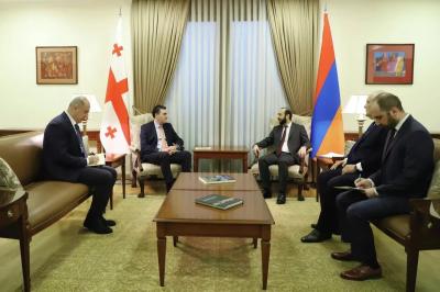 Gürcüstan XİN rəhbəri Ermənistanda səfərdədir