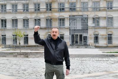 "Biz doğma torpaqlarımıza əbədi qayıtmışıq və burada əbədi yaşayacağıq"