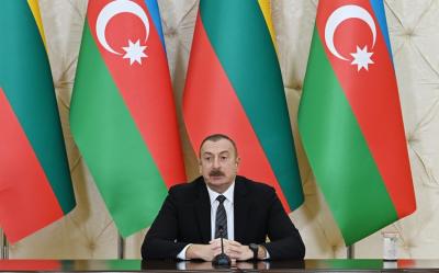 Prezident İlham Əliyev: "Litva ilə Azərbaycan uzun illərdir ki, strateji tərəfdaşdırlar"
