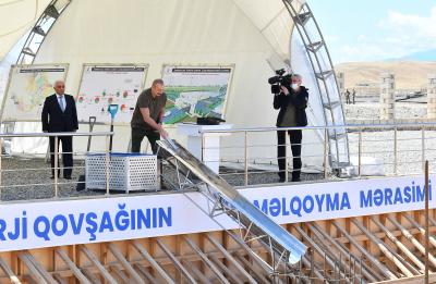 Prezident və Mehriban Əliyeva “Cəbrayıl” enerji qovşağının təməlqoyma mərasimində iştirak edib -  Yenilənib