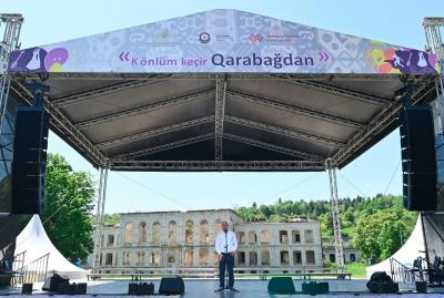 Şuşada “Könlüm keçir Qarabağdan” festival-müsabiqəsinin yekun konserti
