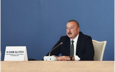 Prezident: “Ermənistan hökuməti tarixi yenidən yazmaq cəhdlərindən əl çəkməlidir”