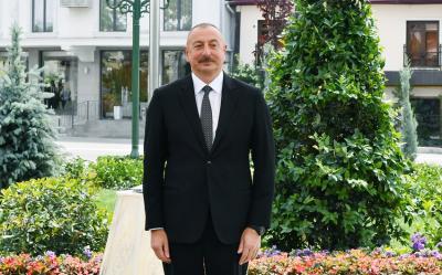 Azərbaycan Prezidentinin Daşkənddə rəsmi qarşılanma mərasimi olub