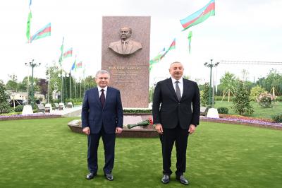 Daşkənddə Heydər Əliyev Meydanının açılışı olub - Yenilənib