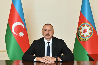 Prezident Ümumdünya Şəhər Forumunun 11-ci sessiyasında videoformatda çıxış edib