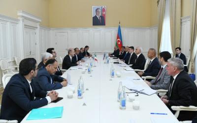 Şahin Mustafayev İranın energetika naziri ilə görüşüb