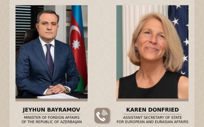 Ceyhun Bayramov ABŞ rəsmisi ilə Ermənistanla münasibətlərin normallaşdırılmasını müzakirə edib -  YENİLƏNİB