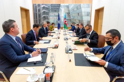 XİN Ceyhun Bayramovun NATO Baş katibi ilə görüşünə dair məlumat yayıb