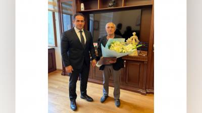 Mədəniyyət nazirinin müavini  Alim Qasımovla görüşüb